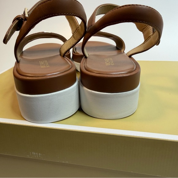 Michael Kors Darcy Flatform Sandal- luggage color- size 7- new in box - Picture 4 of 6